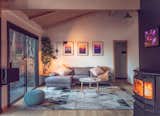 Open living with pellet stove