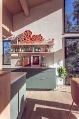 Kitchen / Bar. The kitchen is always where it's at. Custom sign by Woodtype