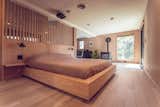 Master Bed - Custom Bed frame and dividing wall. California King