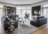 Living, Sofa, Sectional, End Tables, Chair, Console Tables, and Coffee Tables  Living End Tables Chair Console Tables Photos from A Masterful Redesign of a Palm Beach Condo by Allen Saunders Design Combines the Best of Space Planning and Refined Interiors