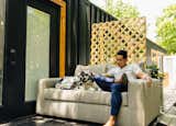 "The Olive" Couch Outside - View here: https://bobscontainers.com/store/the-olive-model/