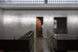 The reflection of light creates a moving texture on the wall all round the day.