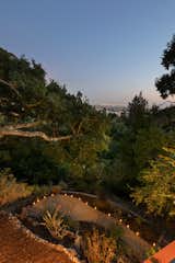 Garden below