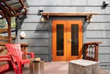 Side porch opening from the kitchen