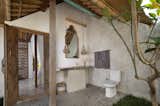 View to Moon viewing completely private outdoor bathroom,