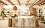 Kitchen, Ceiling Lighting, and Wood Cabinet Contemporary Kitchen   Photo 3 of 6 in T.O. House by Zin Archi Marrakech