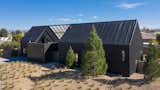 Exterior, Cabin Building Type, A-Frame RoofLine, Metal Roof Material, and Metal Siding Material Desert Cabin Front View  Photo 1 of 12 in Desert Cabin by Mark Bragen