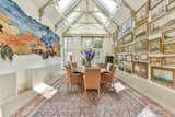 The long view looking into the garden gives visitors the opportunity to take in the richness of the volume, a rare thing to find in an often cramped city.