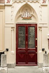 The door of Amsterdam's Welvaren is one of the most photographed in the city. It can be found in many tour books of the city. It's also unique because it is one of the few in the city the opens outwards. This is due to the fact that the building was once a school, and in case of a fire, the kids would need to get out quick.