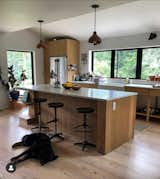 Updated Kitchen designed and custom built by Joiya Studios. The only space we added square footage in the house, to take advantage of the ceiling height.  Photo 2 of 13 in The Bowes Home in Maine by Katie Bowes