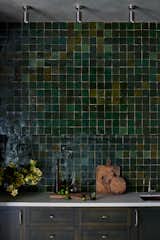 Zellige TIle and Limewash Walls in the ADU Kitchen. 