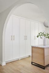 Arched Master walk-in closet