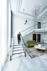 The residence planning should match our clients lifestyle, for which we designed a space meant for social gatherings and family reunions, to induce the encounter  and interaction among the users