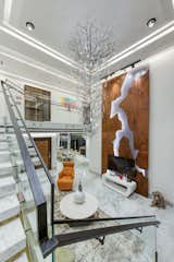 Double height living area