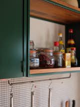 Kitchen, Colorful Cabinet, Wood Cabinet, and Metal Cabinet  Photo 3 of 10 in A Hong Kong Inspired Kitchen by Raimana Jones