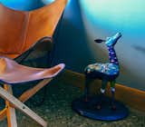 Big BFK butterfly chair with 'Deer and Venus' by Richard Glazer-Danay (Mohawk)