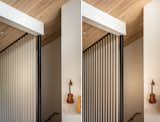Operable slat wall.