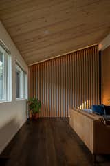 Operable slat wall.