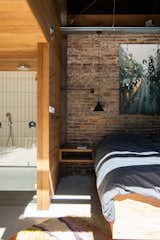 Bedroom and bathroom