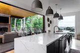 Open Kitchen over looking mountains