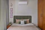 The guest room has a biophilic enchanting theme to keep the warmth of the natural environment that surrounds the home. Simple yet alluring design & colours coexist and make the space a warm and humble abode.

