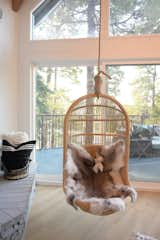 Swing and take in the views of Lake Arrowhead in this beautiful hanging swing chair from Bali