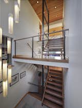 Staircase, Wood Tread, Cable Railing, and Wood Railing  Photo 8 of 26 in Cascade House by John Wingfelder Architect