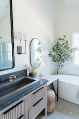 The Modern, Mediterranean aesthetic in full form, perfectly echoing the aesthetic of the rest of the home. 