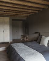 The fabrics used are mostly linen and other natural fibers.
