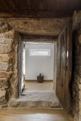 Old storage area. The original door was kept to preserve the identity of this space.