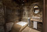 A salt reservoir was converted into a bathroom.