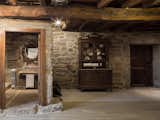 A salt reservoir was converted into a bathroom.