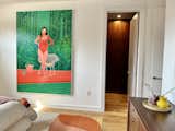 Bathroom walnut panel and Patrick Puckett