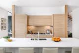McCarty worked with Arete Kitchen on this white oak kitchen.