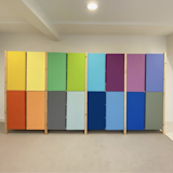 Rainbow Storage for Kids' Playroom