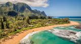 The Butterfly House sits along the stunning turquoise waters of Kauai's North Shore