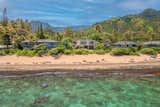 Outdoor Direct beach access lies just outside the back door  Photo 11 of 14 in The Butterfly House: A Modern Home on Kauai's North Shore Asks $12.5 Million by Luxury Design