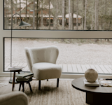 The perfect reading nook and the best seat in the house for sipping morning coffee.