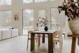 Dining space with stunning nature views.