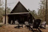 Outdoor fire pit space for making s'mores, sharing conversations, and creating memories.