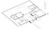 An axonometric plan of the home.