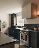 Kitchen, Wood Cabinet, and Cooktops  Photo 6 of 10 in The Moody Home by Photographie Intérieure CO.