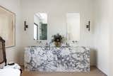 Stoneland stone with a double vanity mirror