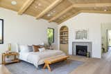 Master bedroom with shelves from AtoZcabinets