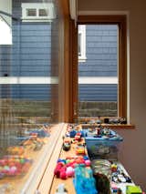Deep window sills being put to good use.