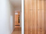 A view from the new primary bedroom to the family room/hallway.