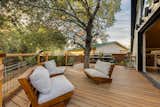 Deck and sliding pocket doors allow us to extend the compact ADU living space