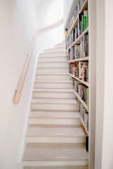 Ash wood staircase/bookcase