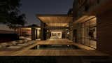 Outdoor, Back Yard, Large Patio, Porch, Deck, Plunge Pools, Tubs, Shower, Hardscapes, and Concrete Fences, Wall Outdoor Area   Photo 1 of 7 in Serenbe House by Patrick Johnson