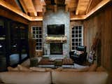 View of the cabin from inside the adjacent kitchen